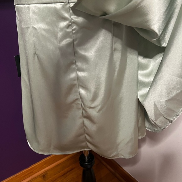 Lulus NWT Sage Colored Short Sleeve Dress - Picture 7 of 11